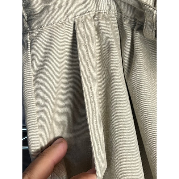 Serengeti Catalog Women Beige Button Front Skirt Safari Pocket Sz Large Cotton - Picture 5 of 5